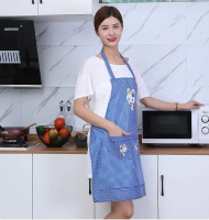 Celemek Masak Apron Kain Dapur Motif Karakter Lucu Barista Chief Pelayan Cafe CM012