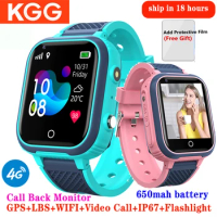 Smart Watch Kids GPS 4G LT21 Wifi Tracker Waterproof Smartwatch Video Call Phone Watch Call Back Monitor For Android ios