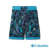 Columbia 哥倫比亞 兒童- Omni-Shade UPF50快排短褲綠印花-綠印花 UAB00330GV / S22