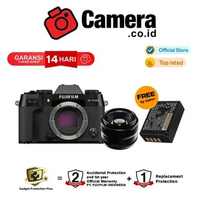 CAMERA.CO.ID - FUJIFILM X-T50 / Fuji XT50 Body Only Mirrorless Camera GARANSI RESMI Black + PWP XF 3
