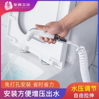馬桶噴槍伴侶沖洗婦洗器噴搶套裝廁所衛生間手持噴頭女私處潔身器