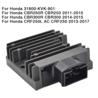 For Honda CBR250R CBR250 CBR300R CBR300 CRF250 CRF250L AC Voltage Regulator Current Rectifier CBR CRF 250 CBR 250R 31600-KVK-901