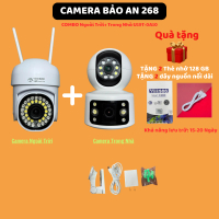 [Độc Quyền] COMBO Camera 1 Mắt Ngoài Trời và 2 mắt Trong Nhà Camera Wifi Yoosee Tặng 2 Thẻ nhớ 128G 
