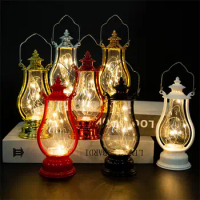 Retro Kerosene Night Light Decorative Lantern Art Decorate Light Small Oil Lamp Portable Lamp Small Oil Fairy Lights