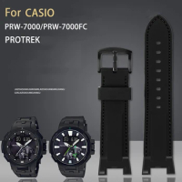 High quality silicone notch watchband for CASIO PROTREK series PW7000 / PRW-7000FC modified resin silicone Wristband Bracelet