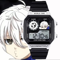 Blue Lock Waterproof Student Watch, Blue Lock Clean World One Girl Electronic Watch, Waterproof Lumi