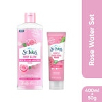 [Bundle of 2] St Ives Rosy Glow Micellar Water Rose 400Ml + Fresh Skin Scrub 90G (121121275,12112127