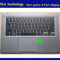 MEIARROW New For Dell Inspiron 13 5368 5378 Palmrest upper cover US Keyboard JCHV0 0JCHV0 Touchpad No Backlight