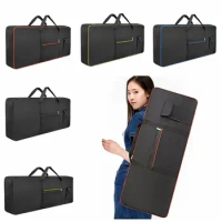 Waterproof Keyboard Bag 600D Oxford 61/76/88 Key Instrument Keyboard Case Protective Case Cotton Padded Piano Storage Bag