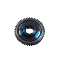 Gigi pengganti gear motosikal untuk motosikal elektrik 7018B, 53T, jenis rata, aloi