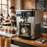 Mesin Es Krim Lembut Maksindo ICM-119 ( 1 Tuas )
