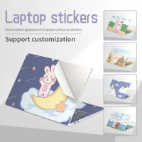 Universal Laptop Sticker Waterproof Skin Vinyl Sticker 13"14"15.6"17" Decorative Skin for Macbook /Lenovo/Hp/Acer Cartoon Decal