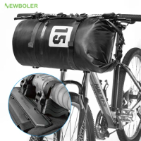 NEWBOLER Bike Front Tube Bag 10L/20L Waterproof Bicycle Handlebar Basket Pack Cycling Front Frame Pannier Bicycle Accessories