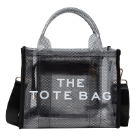 【พร้อมส่ง】2023 MarcˉJacobs New Vintage PVC Jelly Fashion Bag Large Capacity Handbag Crossbody Tote B