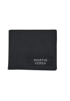 Martin Versa Martinversa WL15 Dompet Lipat Uang Persegi Man Wallet Kain Kanvas - Colour Hitam (Black)