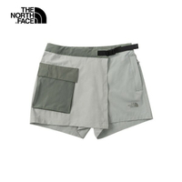 美國[The North Face]W Paramount Skort – AP / 女款防潑水拼接撞色休閒短褲
