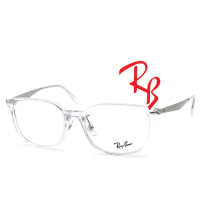 【RayBan 雷朋】時尚光學眼鏡 金屬鏡臂 舒適可調鼻墊 RB5403D 2001 透明框面 公司貨