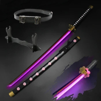 41″ Light Up Roronoa Zoro Swords Katana Japanese Anime Cosplay Samurai Sword Shusui Enma Kitetsu with Sword holder And Belt