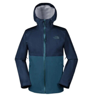 【The North Face】男 輕薄款 防風防潑水可調節連帽外套.風衣.休閒夾克(3V9C-LMW 都會藍 N)