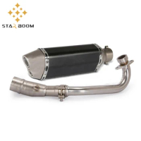 HDMP Motorcycle spare parts and accessories Stainless steel XMAX 300 with universal carbon fiber /steel muffler