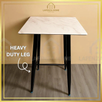 LafenzaHome Island Table Bar Table 95 cm Meja Island High Table Bar Super Solid Wood Cafe Table