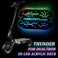 Customized LED Pedal Cover Acrylic Deck Skateboard Protective Cover For Dualtron Thunder Electric Scooter Accessories