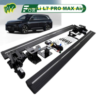2Pcs For Li L7 PRO MAX Air 2023 SUV Truck Electric intelligence Running Boards Bar Pedals Side Step Bars with LED Lights