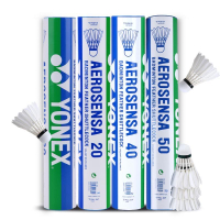 Original 12ชิ้นล็อต Yonex ลูกขนไก่ aerosensa 02 03 05 09 40 50 60 groose Feather ลูกแบดมินตันสำหรับก