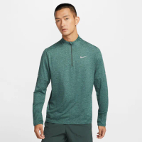 【NIKE 耐吉】長袖上衣 男款 運動 防曬 AS M NK DF ELMNT TOP HZ 綠 DD4757-338(2S3997)