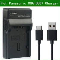 LANFULANG USB Battery Charger for Panasonic Camera CGA-DU06 CGR-DU06 NV GS10 GS26 GS27 GS28 GS33 GS35 GS37 GS38 GS50 GS58 GS65
