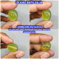 JUMBO YELOW FIRE OPAL WONOGIRI NATURAL DIJUAL BATU AJA