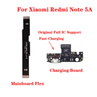 Original USB Charging Dock Port Board Connector Microphone Repair Parts Mainboard Flex Cable For Xiaomi Redmi Note 5A
