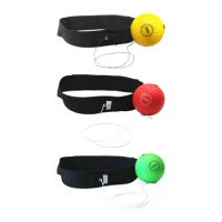 Boxing Reflex Ball Headband Set Adjustable Reflex Punching Ball Improve Reaction Speed for Fitness Home Gym Exercise Kids Adults