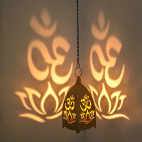 Chân Nến Diwali, 1 Cái, Đèn Cầu Nguyện Rỗng Truyền Thống Ấn Độ, Chân Nến Kim Loại, Để Trang Trí Nhà 