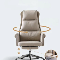 Luxurious Leather Lounge Office Chair Commerce Computer Home Gaming Chair Boss Executive Sillas De Oficina Office Furniture