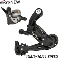 MTB Bicycle Shifter Rear Derailleur Groupset 1X8 1X9 1X10 1X11 Speed Shift Lever Trigger Mountain Bike Kit Fit For 52T Cassette