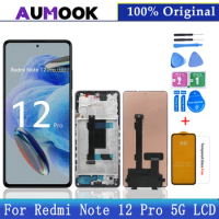 Original For Xiaomi Redmi Note 12 Pro LCD Display 22101316C Touch Screen Digitizer For Redmi Note 12 Pro 5G Display Assembly