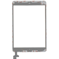 Digitizer With IC Chip &amp; Home Button Pre-Installed Compatible For iPad Mini 1 iPad Mini 2 White