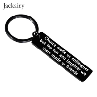 Colleagues Keychain Gift for Friends Boss Coworker Retirement Farewell Appreciation Keyring Employees Birthday Christmas Gifts