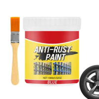 Rust Stain Remover Anti-Rust Rust Converter With Brush Rust Renovator And Dissolver Metal Rust Remover For Sink Grill Bathroom