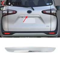 For Toyota Sienta NHP170 2015 2016 2017 Chrome Rear Trunk Lid Cover Tailgate Boot Protection Molding Trim Car Accessories