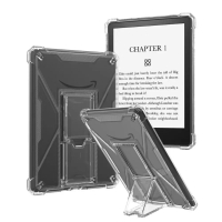 whatter ของใหม่ โปร่งใสโปร่งใส เคส ereader 7นิ้ว พร้อมขาตั้ง ทีพียู ฝาหลัง บางเฉียบมาก กันกระแทกและก