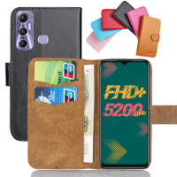 6 Colors Infinix Hot 11 Case 6.6" Leather Fashion Luxury Multi-Function Hot 11 Infinix Cases Phone Cover Card Slots