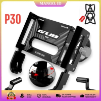 PROMO HOLDER GUB P30 + BREKET/Phone Holder Hp Sepeda Motor GUB Alumunium Alloy Tempat Hp Dudukan Hp 