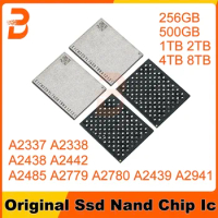 SSD Nand Chip Ic For Macbook Air Pro M1 M2 A2337 A2338 A2681 A2438 A2439 A2442 A2485 A2779 A2780 A2941 256G 500G 1TB 2TB 4TB 8T