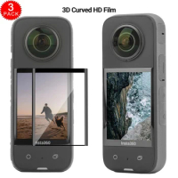 3/1PCS For Insta360 ONE X3 Tempered Glass Film Screen Protector For Insta 360 X3 Camera Film Glasses Protection Accessories