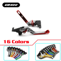 DIY Colors Motorcycle Adjustable Long Brake Clutch Levers For Honda CB400SF CB400SS CBR400F CB400 CB 400 919