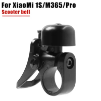 E-scooter Bell For Xiaomi 1S/M365/PRO Black Stainless Steel Handlebar Mounted Bell Electric Scooter Accessories High Quality