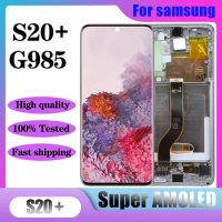 6.7" Super AMOLED Display For Samsung S20+ S20 Plus 5G G985 G985F G985F/DS LCD Display Touch Screen Digitizer Replacement