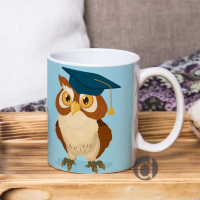 Mug Gelas Kartun Owl Burung Hantu Lucu OW6